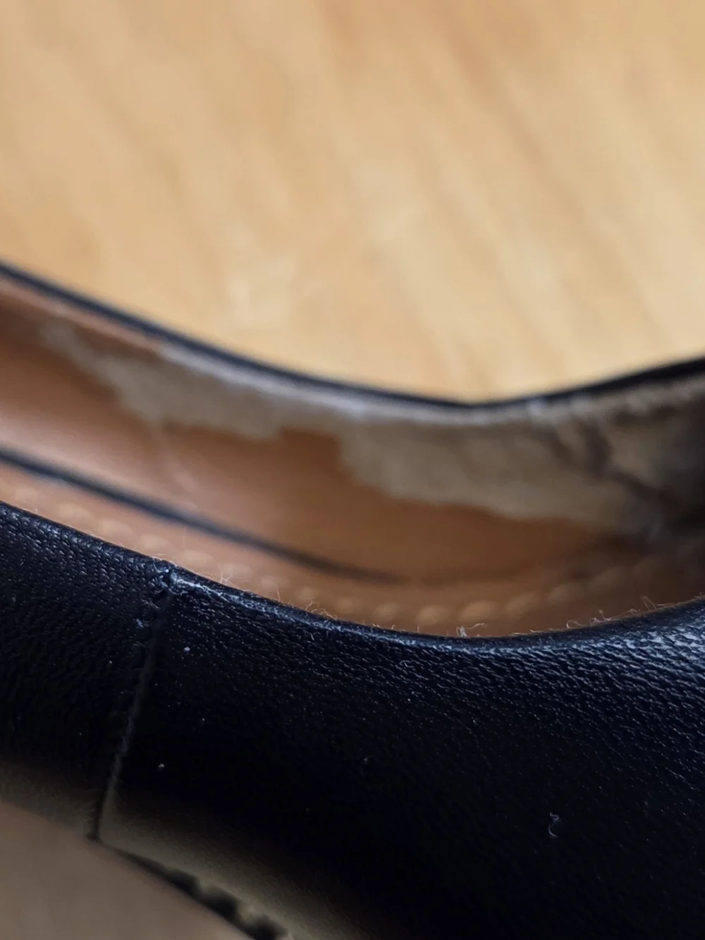 Coach Waverly Black Leather Pointed Pumps with Metallic Stud Trim